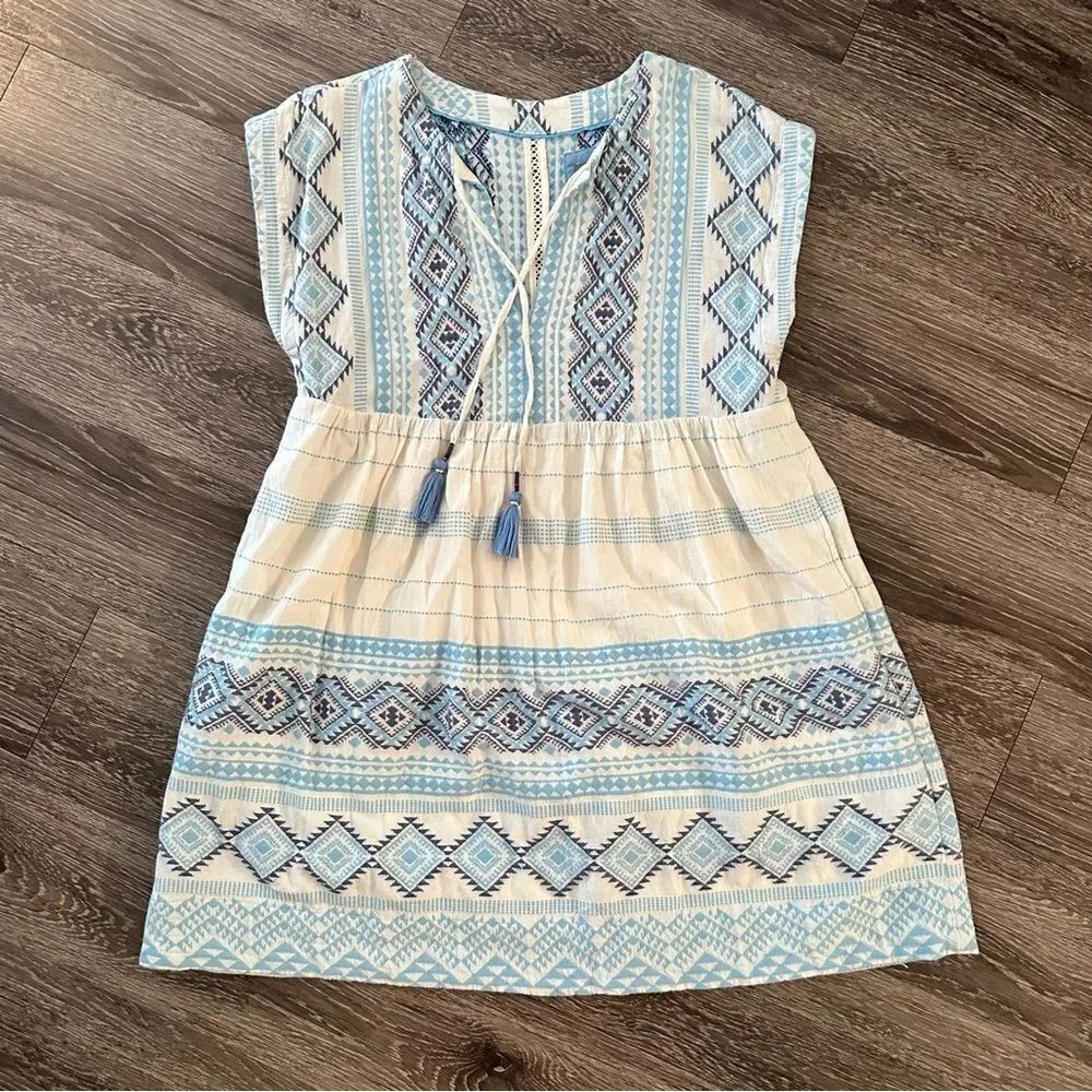 Anthropologie Jacquared Tunic Dress